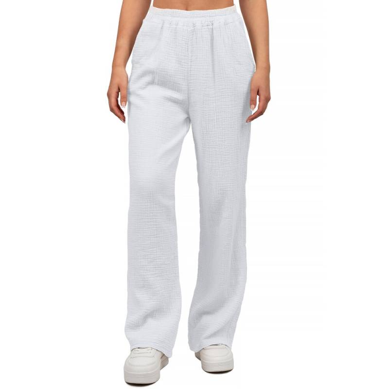 Reichstadt Oversized Hose Damen Musselin 25RSW082 White One Size