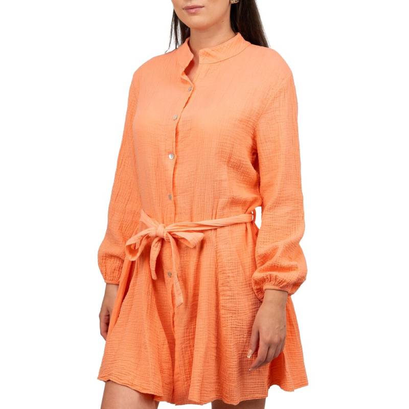 Reichstadt Oversized Sommerkleid Damen Musselin 25RSW075 Orange One Size