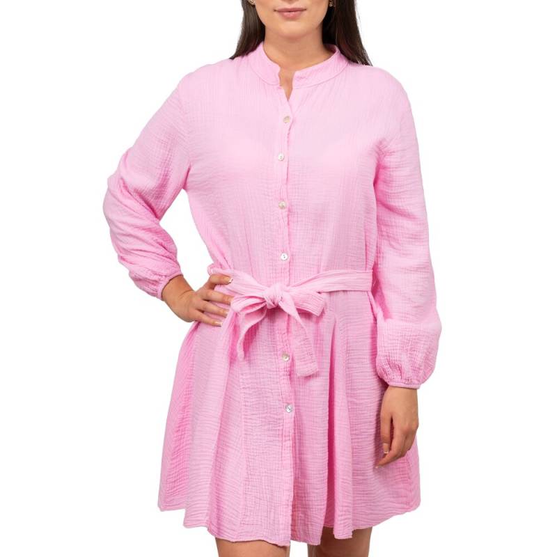 Reichstadt Oversized Sommerkleid Damen Musselin 25RSW075 Pink One Size