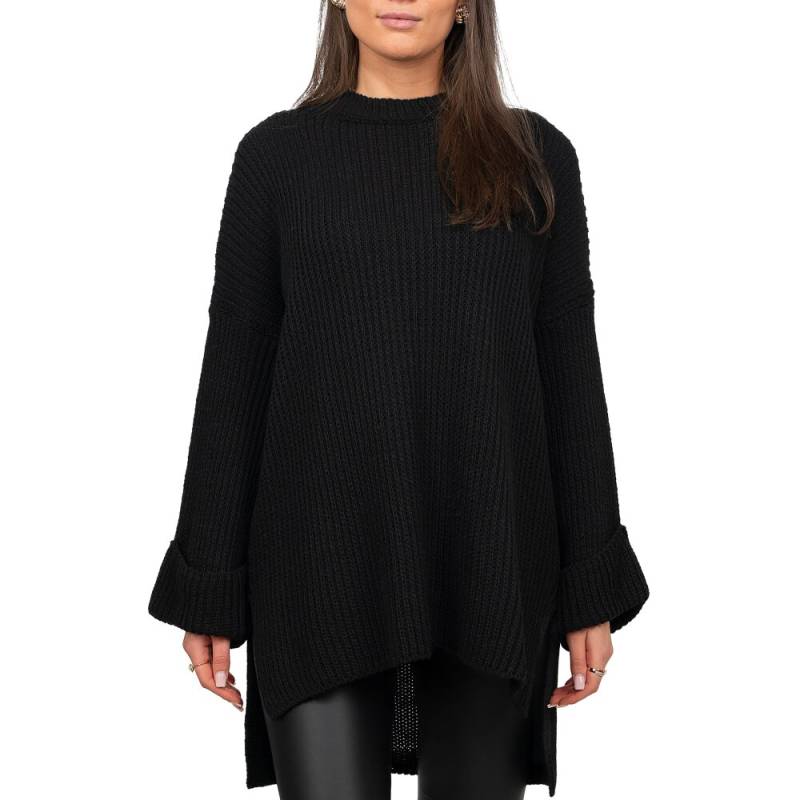 Reichstadt Damen Oversized Strickpullover 25RSW067 Black One Size