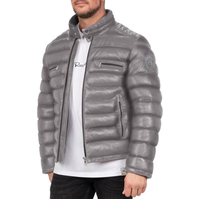 Reichstadt Regular Fit Jacke Herren Echtleder 19RS016 Grey XS Reichstadt Regular Fit Jacke Herren Echtleder 19RS016 Grey XS