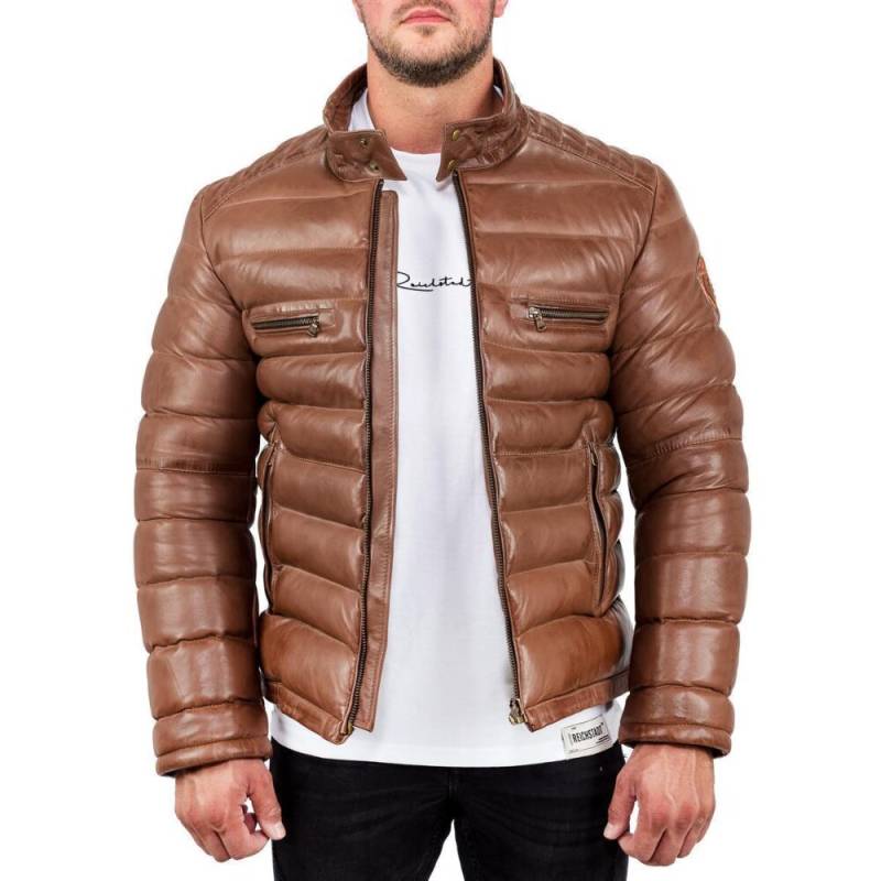 Reichstadt Regular Fit Jacke Herren Echtleder 19RS016 Brown XS Reichstadt Regular Fit Jacke Herren Echtleder 19RS016 Brown XS