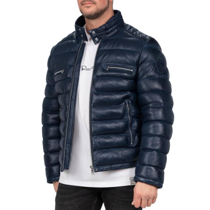 Reichstadt Regular Fit Jacke Herren Echtleder 19RS016 Navy XS Reichstadt Regular Fit Jacke Herren Echtleder 19RS016 Navy XS