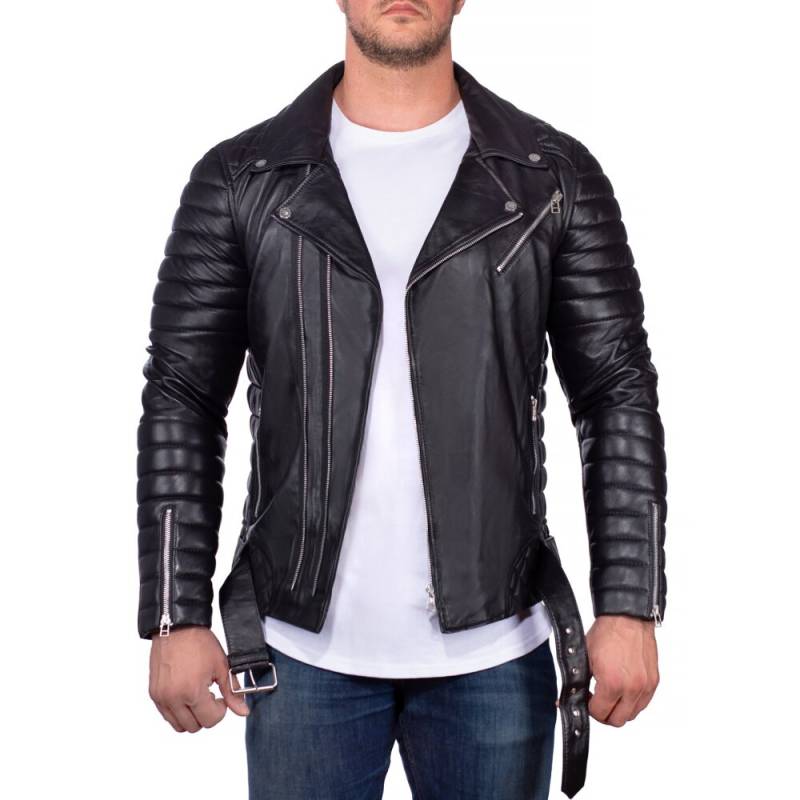 Reichstadt slim fit Echtleder Jacke Herren RS001LUX Black XS Reichstadt slim fit Echtleder Jacke Herren RS001LUX Black XS