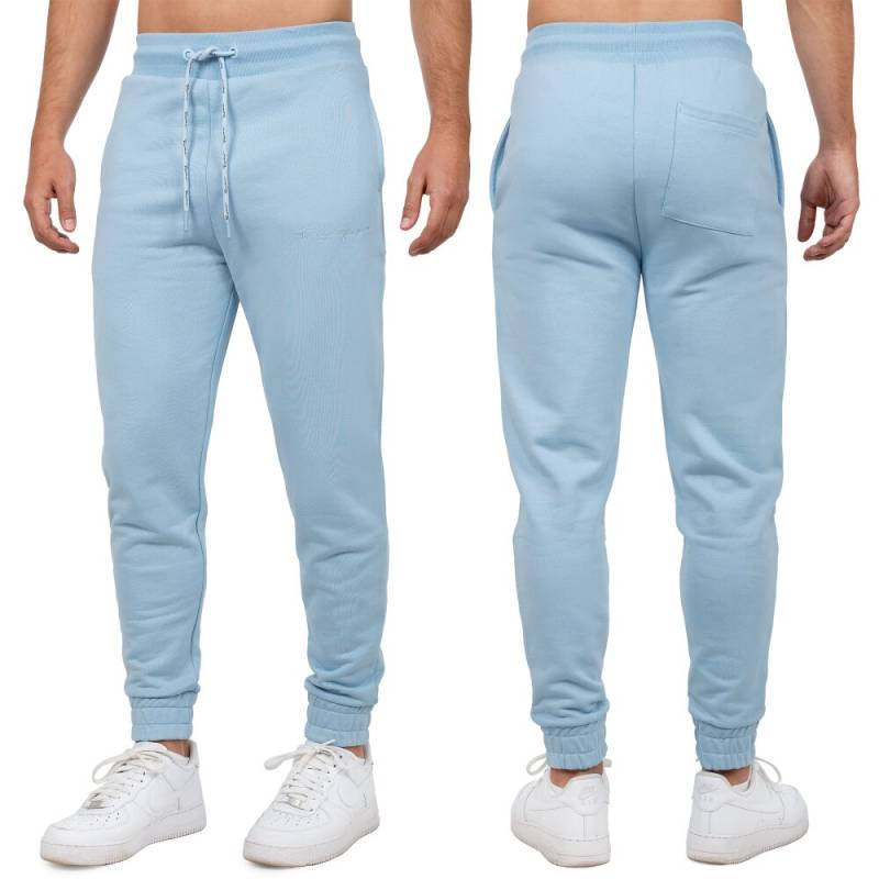 Reichstadt regular fit Jogginghose Herren Marken-Stick 23RS035 Baby Blue XS Reichstadt regular fit Jogginghose Herren Marken-Stick 23RS035 Baby Blue XS