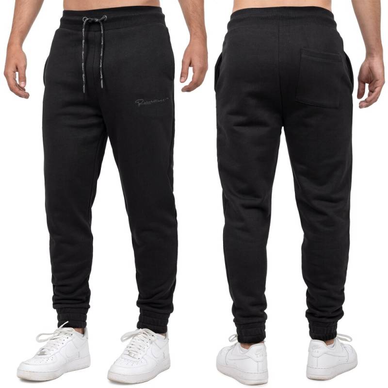 Reichstadt regular fit Jogginghose Herren Marken-Stick 23RS035 Black XS Reichstadt regular fit Jogginghose Herren Marken-Stick 23RS035 Black XS