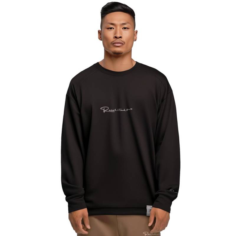 Reichstadt Oversized Langarm Shirt Herren 23RS042 Black S