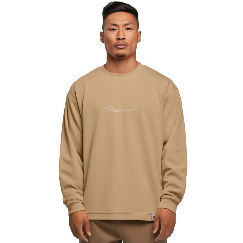 Reichstadt Oversized Langarm Shirt Herren 23RS042 Warm Brown M