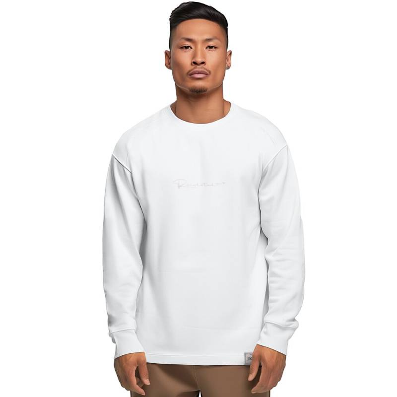 Reichstadt Oversized Langarm Shirt Herren 23RS042 White L