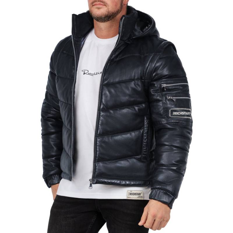 Reichstadt Regular Fit Jacke Herren Echtleder 22RS032LUX Navy XS Reichstadt Regular Fit Jacke Herren Echtleder 22RS032LUX Navy XS