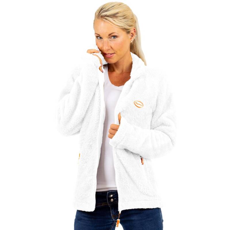 Reichstadt Regular Fit Fleecejacke Damen Kuschelige 22RSW002 White XS Reichstadt Regular Fit Fleecejacke Damen Kuschelige 22RSW002 White XS