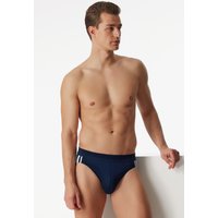 Rio-Slips 3er-Pack Organic Cotton Streifen dunkelblau - 95/5 9 von Schiesser