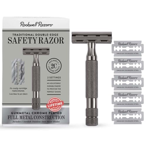 Rockwell 2C Rasierhobel - White Chrome von ROCKWELL RAZORS
