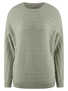 Rundhals-Pullover include grün