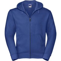 Russell - "Authentic" Hoodie mit durchgehendem Reißverschluss für Herren (Kräftiges Königsblau)
