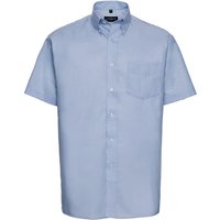 Russell Collection - Hemd Pflegeleicht für Herren kurzärmlig (Dunkelblau)