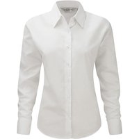 Russell Collection - Langärmelige Bluse - Damen (Weiß)