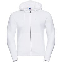 Russell Herren Authentic Full Zip Hooded Sweatshirt / Hoodie (Weiß)