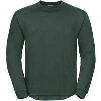 Russell Herren Rundhalsausschnitt Set In Sweatshirt Top (Flasche Grün)