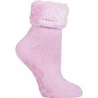Rutschfeste, niedrig geschnittene Thermo-Slipper-Bettsocken für Damen mit Griffen
