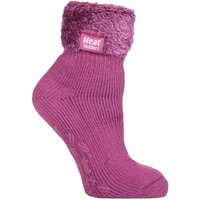 Rutschfeste, niedrig geschnittene Thermo-Slipper-Bettsocken für Damen mit Griffen
