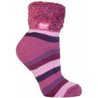 Rutschfeste, niedrig geschnittene Thermo-Slipper-Bettsocken für Damen mit Griffen