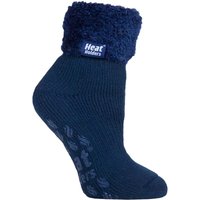 Rutschfeste, niedrig geschnittene Thermo-Slipper-Bettsocken für Damen mit Griffen