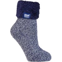 Rutschfeste, niedrig geschnittene Thermo-Slipper-Bettsocken für Damen mit Griffen