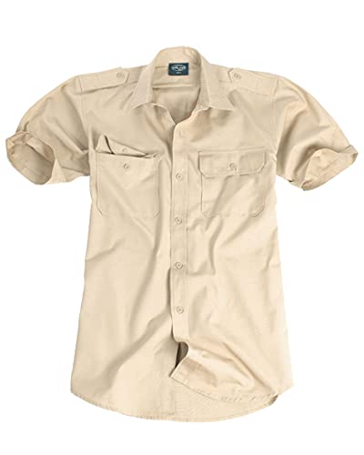 SAFARIHEMD HALBARM DESERTHEMD TROPENHEMD S-XXL XXL von Mil-Tec