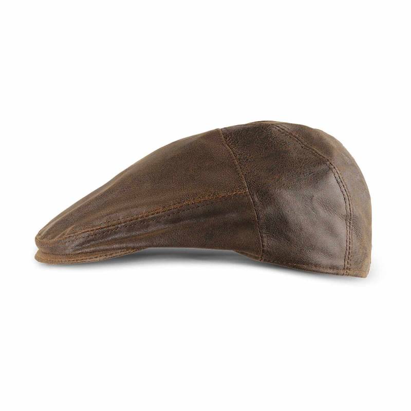 SCIPPIS OXFORD CAP, Mütze, Leder Flat Cap von Scippis
