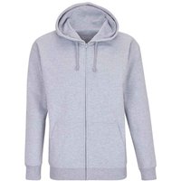SOLS - "Carter" Hoodie mit durchgehendem Reißverschluss für Herren/Damen Unisex (Grau meliert)