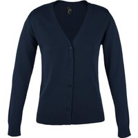 SOLS Damen/Damen Golden V-Ausschnitt Strickjacke (Navy)