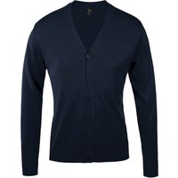 SOLS Goldene Herren Strickjacke mit V-Ausschnitt (Navy)
