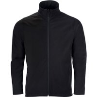SOLS Herren Race Full Zip Wasserabweisende Softshell Jacke (Schwarz)