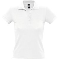 SOLS - PEOPLE Kurzarm Polo-Shirt - Damen (Weiß)