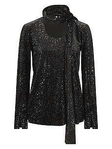 Samt-Shirt Riani schwarz