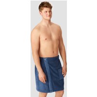 Sauna-Handtuch Knöpfe Einheitsgröße navy - SCHIESSER Home 55*150 von Schiesser