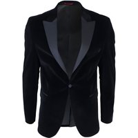 Schwarzer Herren-Smoking-Anzug-Blazer aus Samt