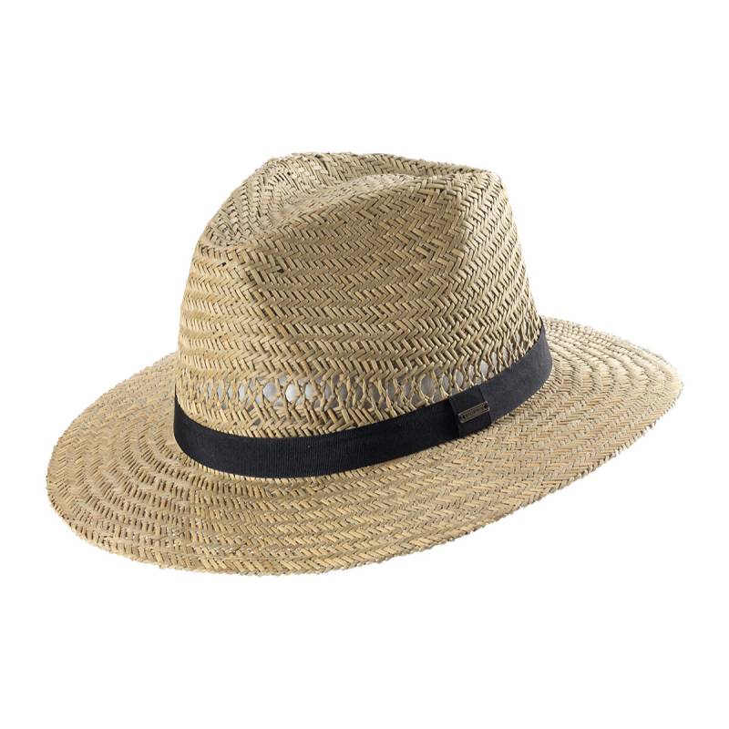 Scippis Strohhut Damen Herren Sommerhut Sonnenschutz Gartenhut Barrow"+ Hutband" von Scippis