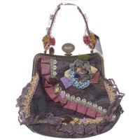 Second Hand Einzelstücke Damen Handtasche, flieder, Gr.