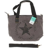 Second Hand Einzelstücke Damen Handtasche, grau, Gr.