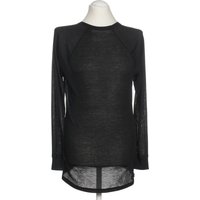 Second Hand Einzelstücke Herren Langarmshirt, schwarz, Gr.