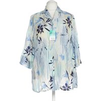 Selection by Ulla Popken Damen Bluse, blau, Gr. 46