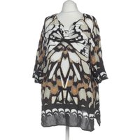 Selection by Ulla Popken Damen Bluse, schwarz, Gr. 54