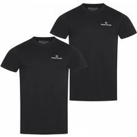 Sergio Tacchini Herren Unterhemden Rundhals 2er-Pack schwarz 39493136 Sergio Tacchini Herren Unterhemden Rundhals 2er-Pack schwarz 39493136