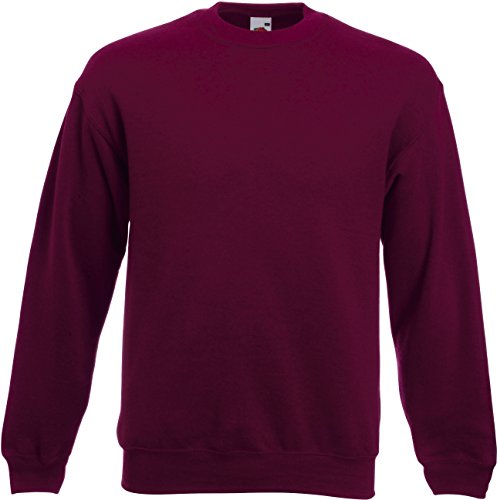 Set-In Sweatshirt S,Burgundy