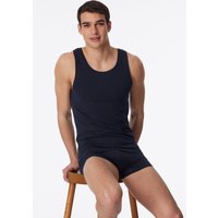 Shirt ärmellos blauschwarz - Long Life Soft 8 von Schiesser