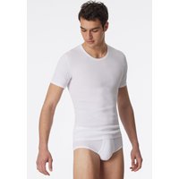 Shirt kurzarm Doppelripp weiß - Essentials 7 von Schiesser