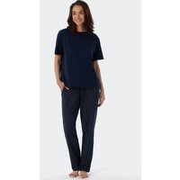 Shirt kurzarm dunkelblau - Mix+Relax 46 von Schiesser