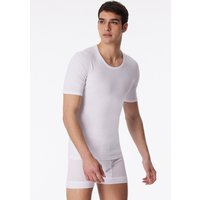 Shirt kurzarm weiß - Essentials Feinripp 8 von Schiesser
